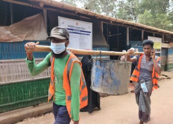 Rohingya Volunteers Take the Lead in Camp Cleaning and Waste Management Under NGO-Led Initiative