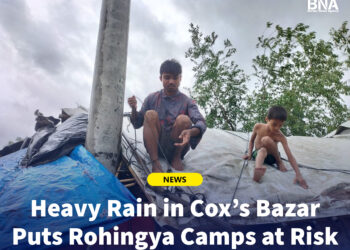 Heavy Rain in Cox’s Bazar Puts Rohingya Camps at Risk