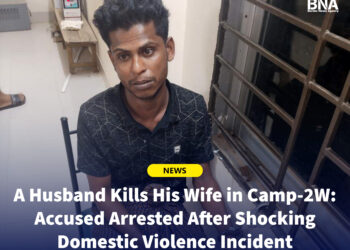 A Husband Kills His Wife in Camp-2W: Accused Arrested After Shocking Domestic Violence Incident