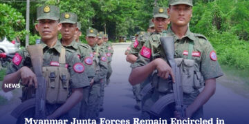 Myanmar Junta Forces Remain Encircled in Kyaukphyu and Sittwe