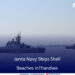 Junta Navy Ships Shell Beaches in Thandwe
