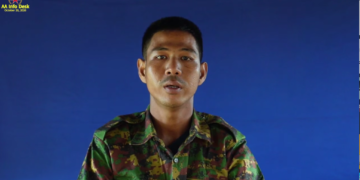 Soldier Soe Min Thein Urges Soldiers to Surrender to the AA if They Want to Reunite with Their Families