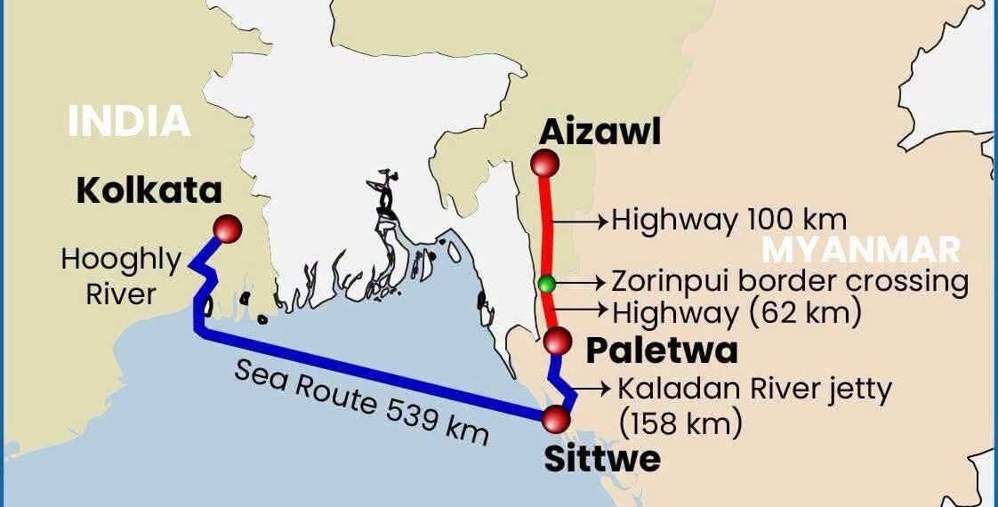 Kaladan Project Road Construction Continues